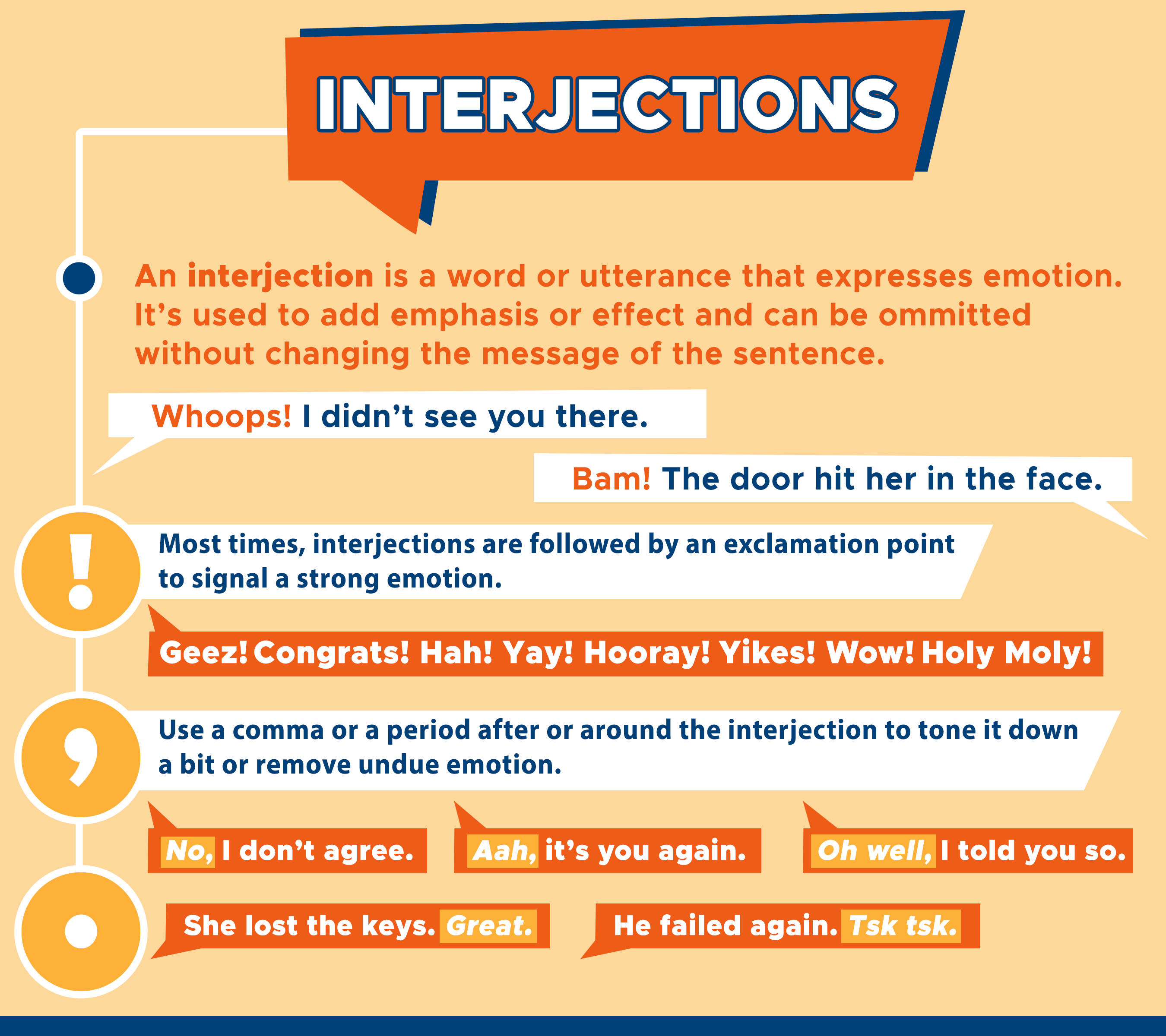 A List of Interjections and Exclamations in English