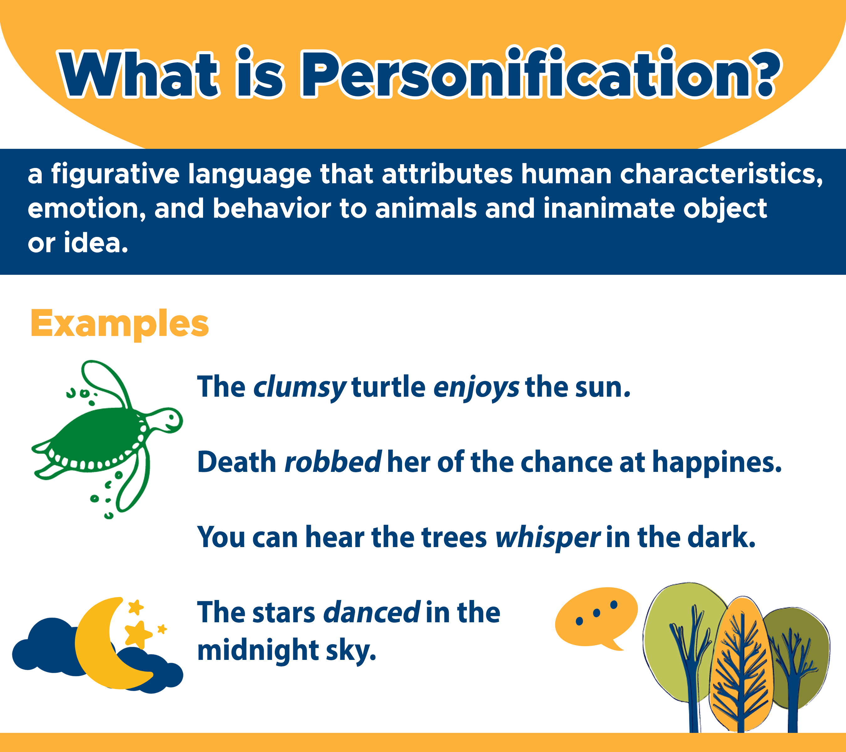 Personification examples