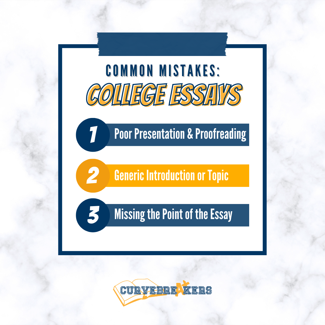 common college essay mistakes