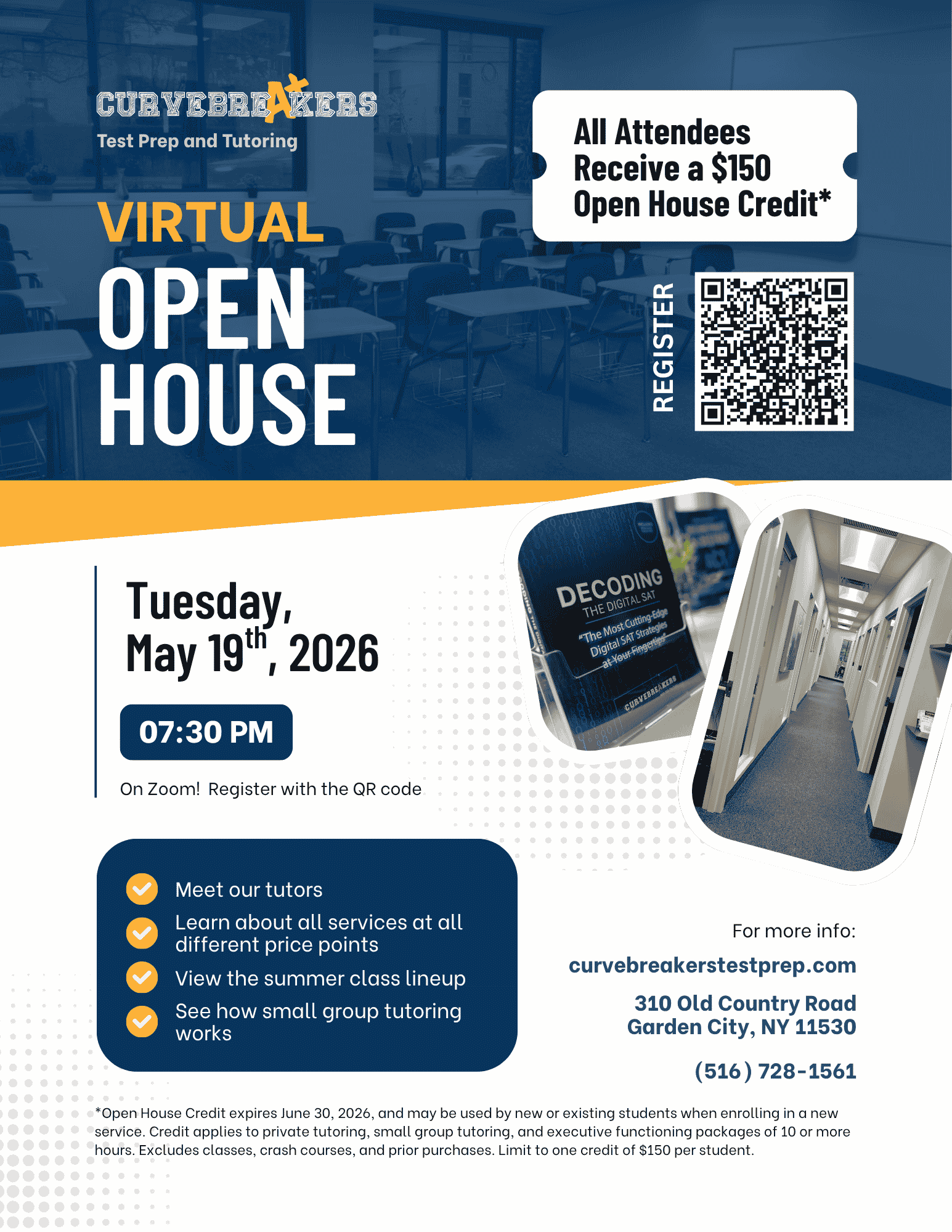 Join Curvebreakers on May 19 2026 for an open house